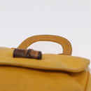 GUCCI GG Supreme Sherry Line Bag PVC Leather 3 Set Beige Yellow Auth bs37438-33