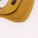 GUCCI GG Supreme Sherry Line Bag PVC Leather 3 Set Beige Yellow Auth bs37438-35