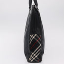 BURBERRY Hand Bag Leather Nylon 3 Set Black Brown Auth bs37439-4