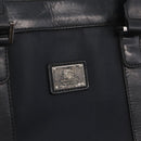 BURBERRY Hand Bag Leather Nylon 3 Set Black Brown Auth bs37439-24