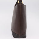 BURBERRY Hand Bag Leather Nylon 3 Set Black Brown Auth bs37439-32