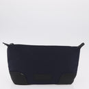 BURBERRY Hand Bag Leather Nylon 3 Set Black Brown Auth bs37439-45