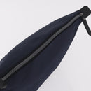 BURBERRY Hand Bag Leather Nylon 3 Set Black Brown Auth bs37439-24