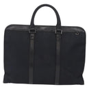 BURBERRY Hand Bag Leather Nylon 3 Set Black Brown Auth bs37439-7
