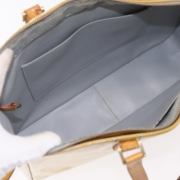 LOUIS VUITTON Vernis Damier Geant Shoulder Bag 2 Set Gris LV Auth bs37440
