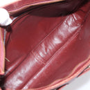 CARTIER Must Line Shoulder Bag Leather 4 Set Bordeaux Auth bs37441-13