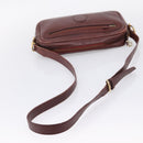 CARTIER Must Line Shoulder Bag Leather 4 Set Bordeaux Auth bs37441-17