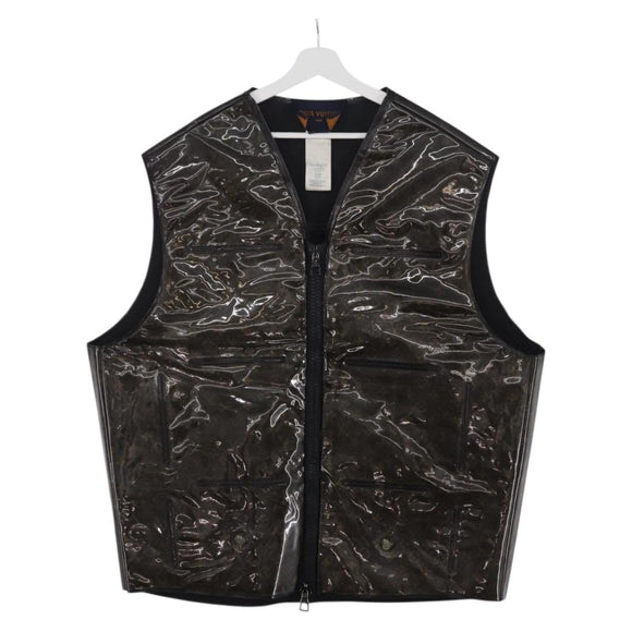 LOUIS VUITTON Monogram Best Inflatable Jacket Vinyl 48 LV Auth bs37442V