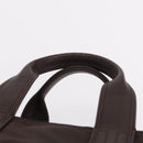 HERMES Hand Bag Cotton Nylon 3 Set Brown Gray Auth bs37446-15