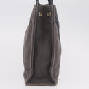 HERMES Hand Bag Cotton Nylon 3 Set Brown Gray Auth bs37446-21