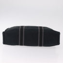 HERMES Hand Bag Cotton Nylon 3 Set Brown Gray Auth bs37446-7