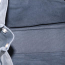 HERMES Hand Bag Cotton Nylon 3 Set Brown Gray Auth bs37446-9