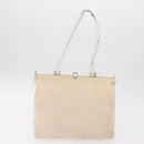 PRADA Hand Bag Nylon Leather 5 Set Black Beige Auth bs37447-11