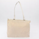 PRADA Hand Bag Nylon Leather 5 Set Black Beige Auth bs37447-12