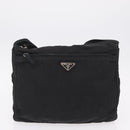 PRADA Hand Bag Nylon Leather 5 Set Black Beige Auth bs37447-21