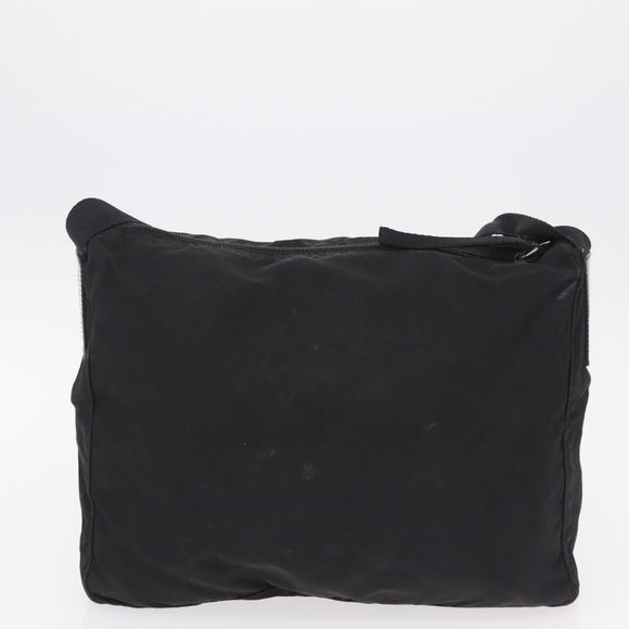 PRADA Hand Bag Nylon Leather 5 Set Black Beige Auth bs37447