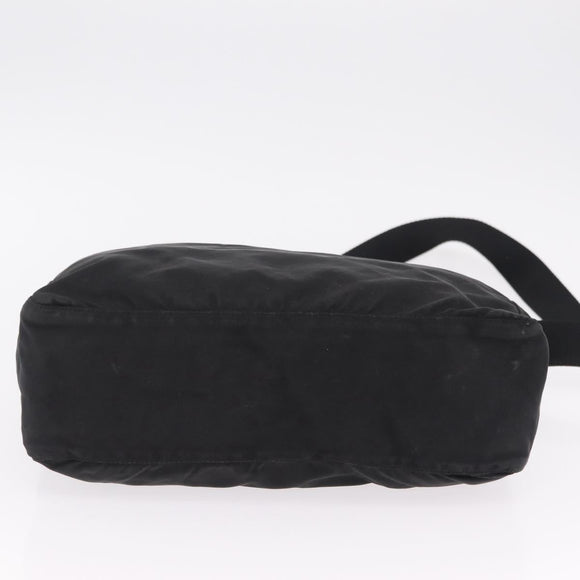 PRADA Hand Bag Nylon Leather 5 Set Black Beige Auth bs37447