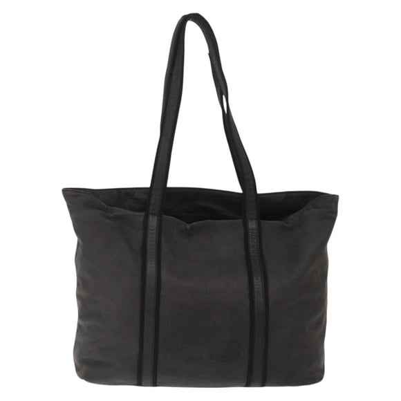 PRADA Hand Bag Nylon Leather 5 Set Black Beige Auth bs37447