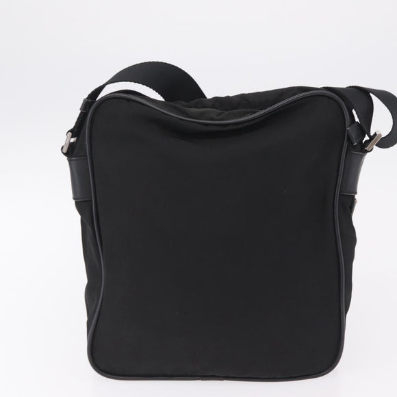 PRADA Hand Bag Nylon Leather 5 Set Black Beige Auth bs37447