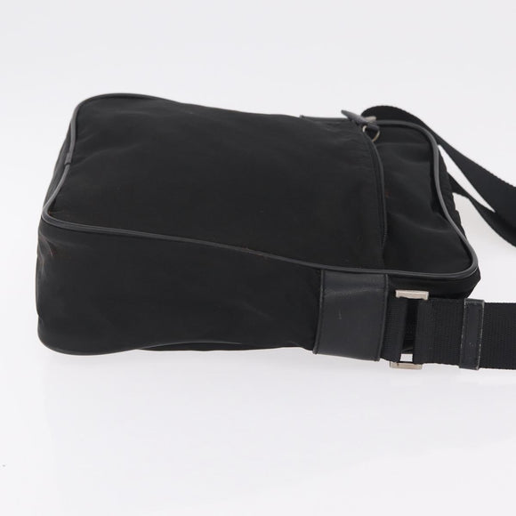 PRADA Hand Bag Nylon Leather 5 Set Black Beige Auth bs37447