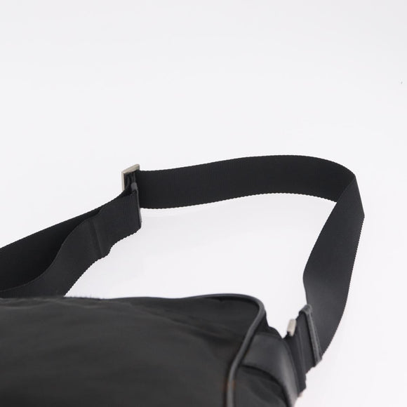 PRADA Hand Bag Nylon Leather 5 Set Black Beige Auth bs37447