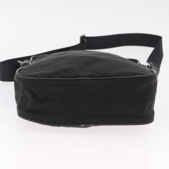 PRADA Hand Bag Nylon Leather 5 Set Black Beige Auth bs37447