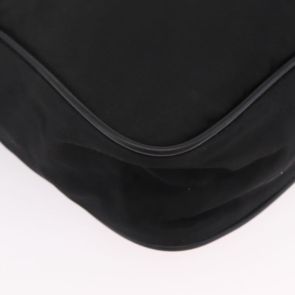 PRADA Hand Bag Nylon Leather 5 Set Black Beige Auth bs37447