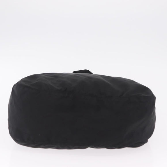 PRADA Hand Bag Nylon Leather 5 Set Black Beige Auth bs37447