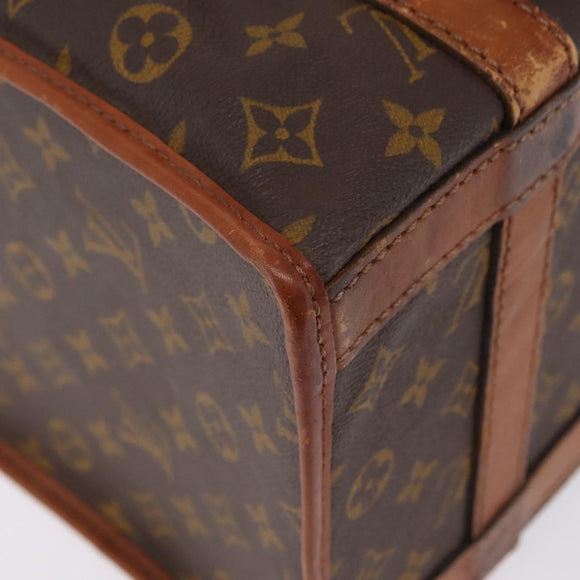 LOUIS VUITTON Monogram Sac Chasseur 35 Pet Carry M41924 LV Auth bs37448