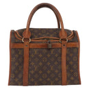 LOUIS VUITTON Monogram Sac Chasseur 35 Pet Carry M41924 LV Auth bs37448-2