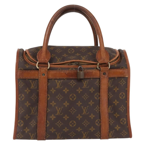 LOUIS VUITTON Monogram Sac Chasseur 35 Pet Carry M41924 LV Auth bs37448