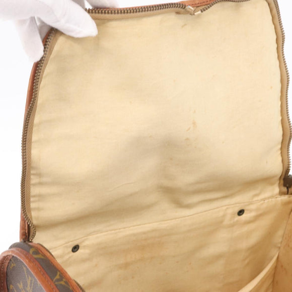 LOUIS VUITTON Monogram Sac Chasseur 35 Pet Carry M41924 LV Auth bs37448