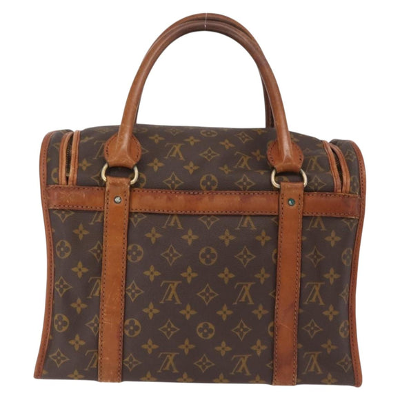LOUIS VUITTON Monogram Sac Chasseur 35 Pet Carry M41924 LV Auth bs37448