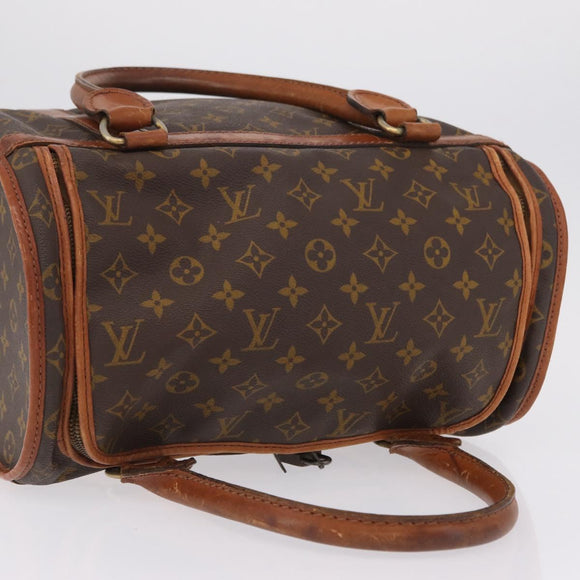LOUIS VUITTON Monogram Sac Chasseur 35 Pet Carry M41924 LV Auth bs37448
