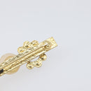 CHANEL Brooch metal Gold Tone CC Auth bs37449-8