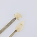 CHANEL Camelia Choker Necklace plastic Clear CC Auth bs37450-15
