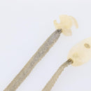 CHANEL Camelia Choker Necklace plastic Clear CC Auth bs37450-18
