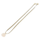 CHANEL Camelia Choker Necklace plastic Clear CC Auth bs37450-2