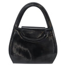 Cartier PANTHERE Hand Bag Patent Leather Black Gold Auth bs37451-2