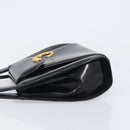 Cartier PANTHERE Hand Bag Patent Leather Black Gold Auth bs37451-4