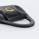 Cartier PANTHERE Hand Bag Patent Leather Black Gold Auth bs37451-7