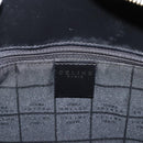 CELINE Hand Bag Patent Leather Black Gold Auth bs37452-19