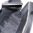CELINE Hand Bag Patent Leather Black Gold Auth bs37452-20