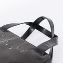 CELINE Hand Bag Patent Leather Black Gold Auth bs37452-8
