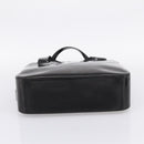 CELINE Hand Bag Patent Leather Black Gold Auth bs37452-5