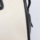 PRADA Hand Bag Safiano Leather White Gold Auth bs37455A-19