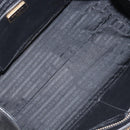 PRADA Hand Bag Safiano Leather White Gold Auth bs37455A-11