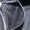 PRADA Hand Bag Safiano Leather White Gold Auth bs37455A-29