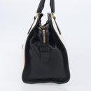 PRADA Hand Bag Safiano Leather White Gold Auth bs37455A-6