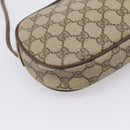 GUCCI GG Supreme Web Sherry Line Bag PVC Beige Gold 007 754 6112 Auth bs37457-18